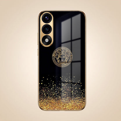 Oneplus Nord 5 5G Medusa Head Gold Electroplated Glass Phone Back Case