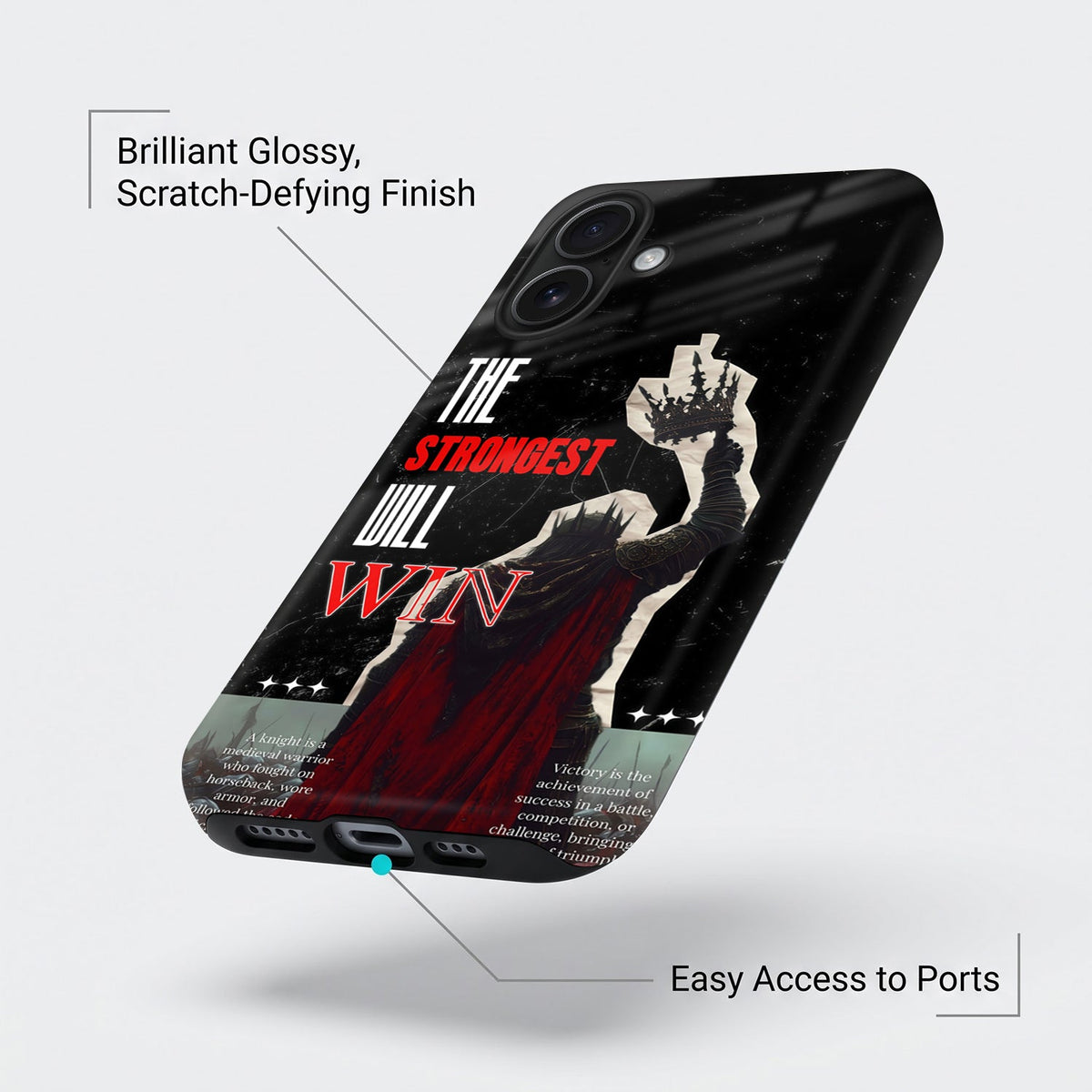 iPhone 16 5G The Strongest Will Win Protective Case