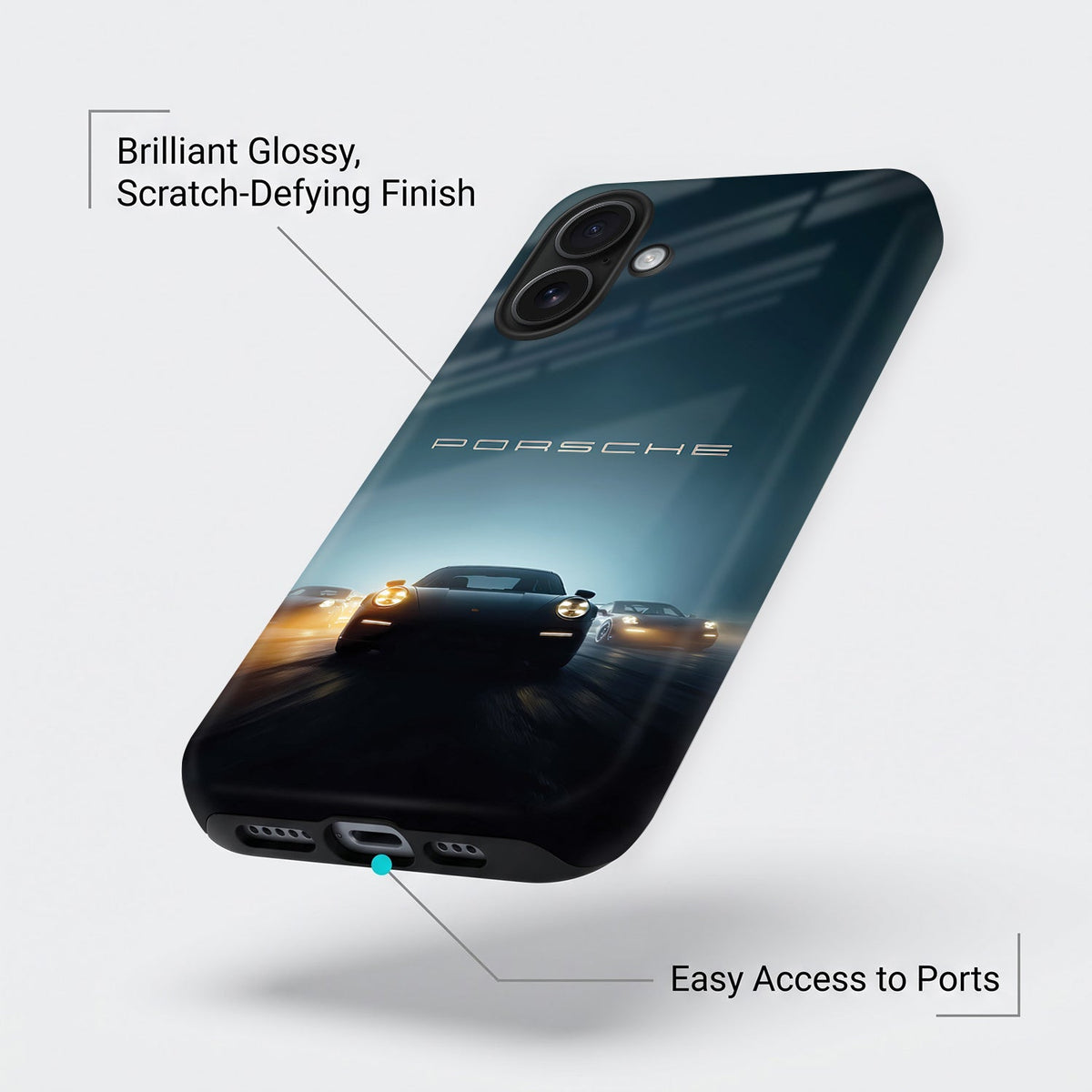 iPhone 16 5G Porsche Luxury Protective Cases