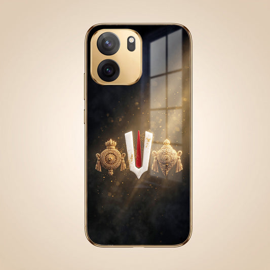 OnePlus Nord CE6 5G Royal Heritage Edition Gold Electroplated Glass Phone Back Case
