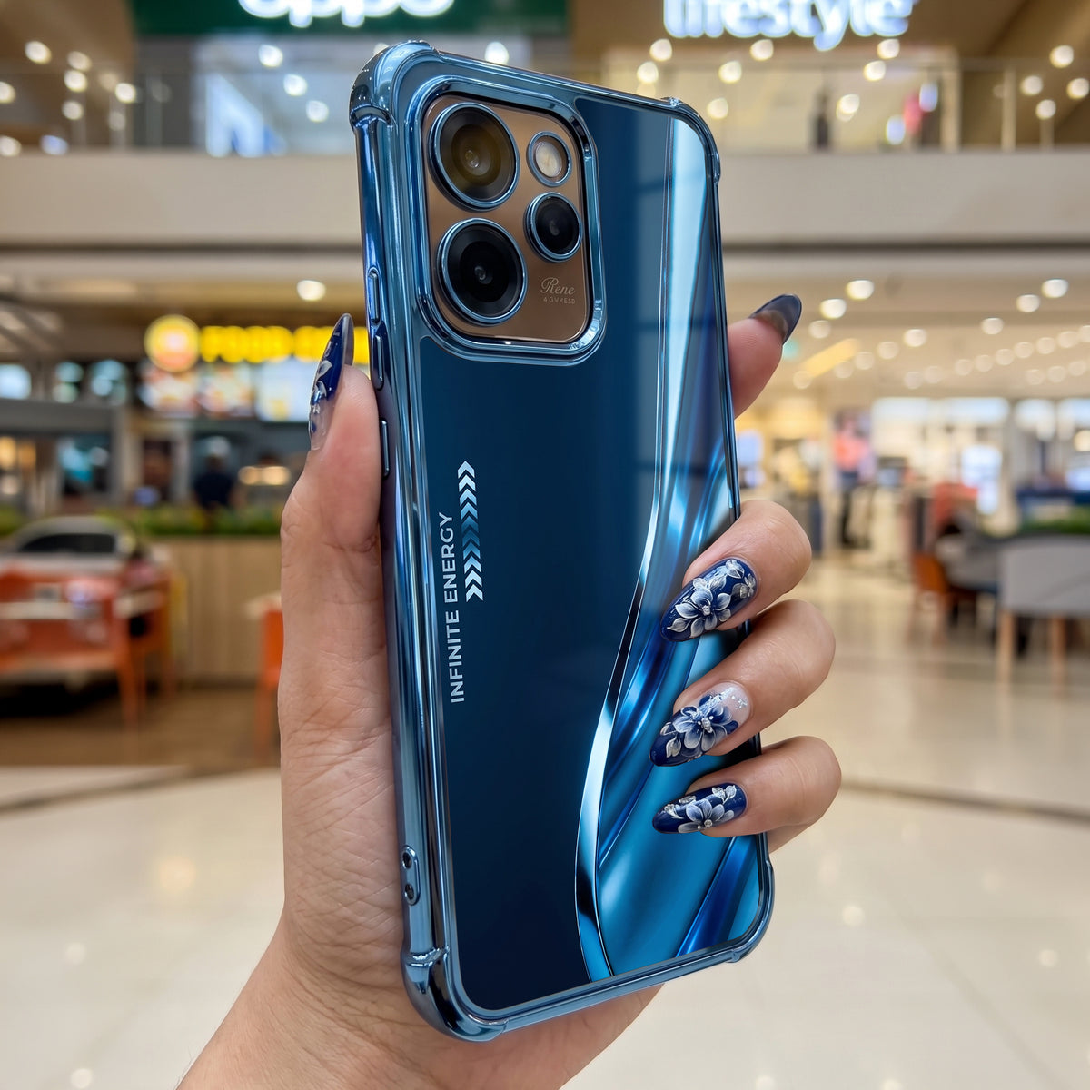Oppo Reno 15 Pro Mini 5G Premium Infinity Energy Airbags Printed Back Case