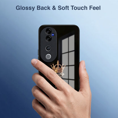 Vivo V40 Pro 5G Royal Chess King Acrylic Glass Back Case