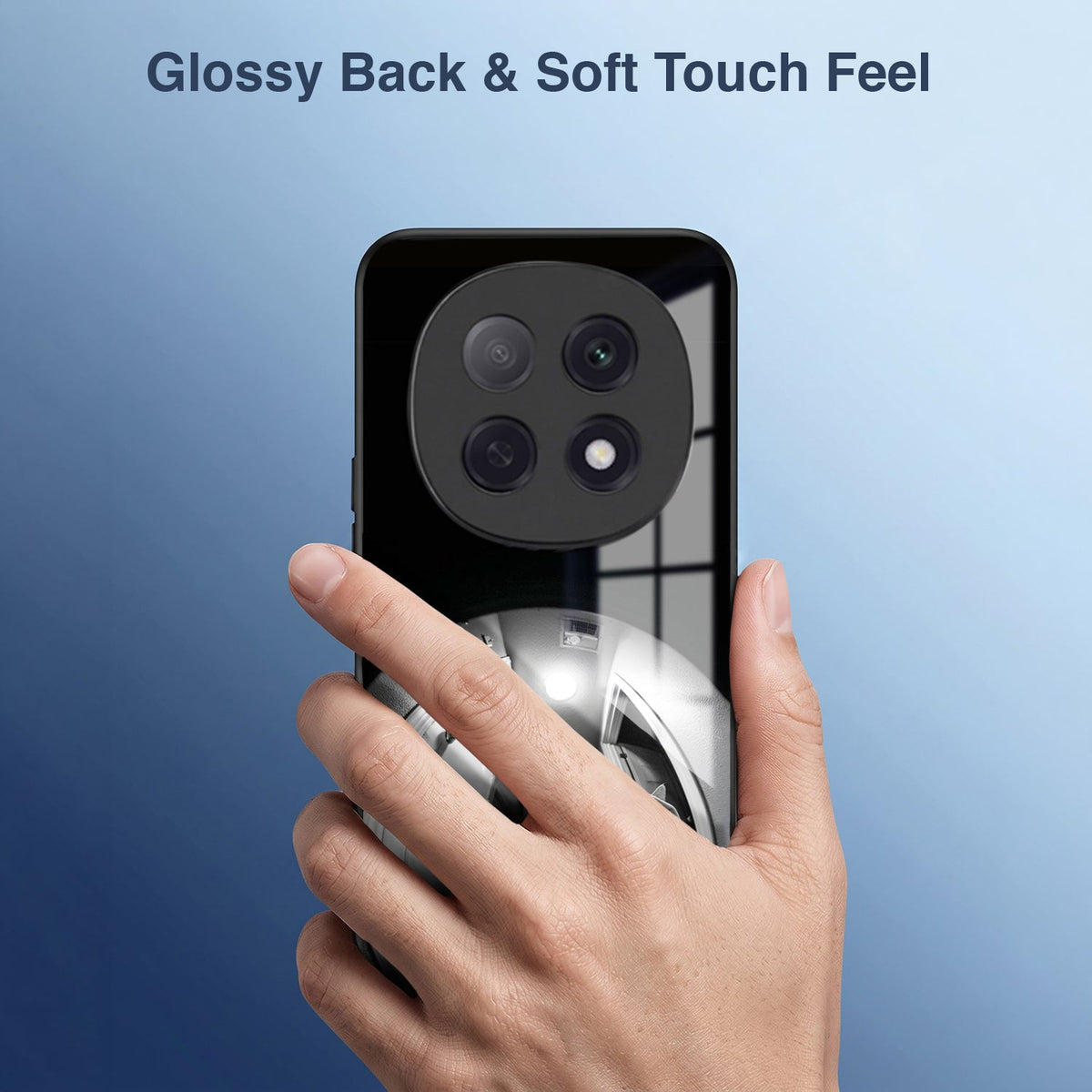 Oppo F29 Pro 5G Premium Acrylic Shockproof Glass Back Case (Purrfect Duo)