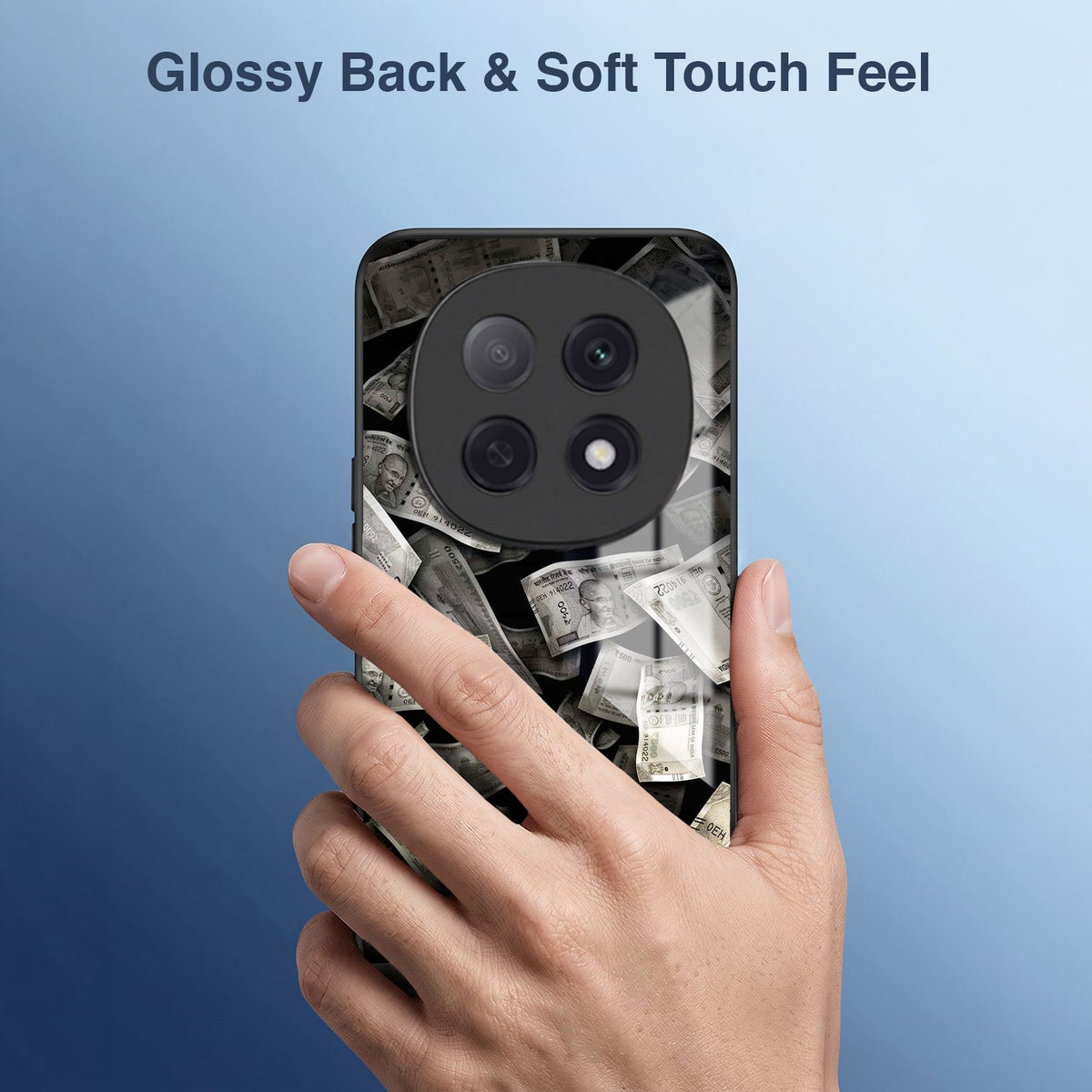 Oppo F29 Pro 5G Premium Acrylic Shockproof Glass Back Case (Money Magnet)