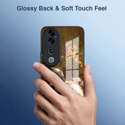 Vivo V40 Pro 5G Armored Knight Acrylic Glass Back Case