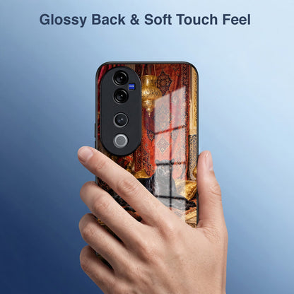 Vivo V40 Pro 5G Royal Black Panther Acrylic Glass Back Case