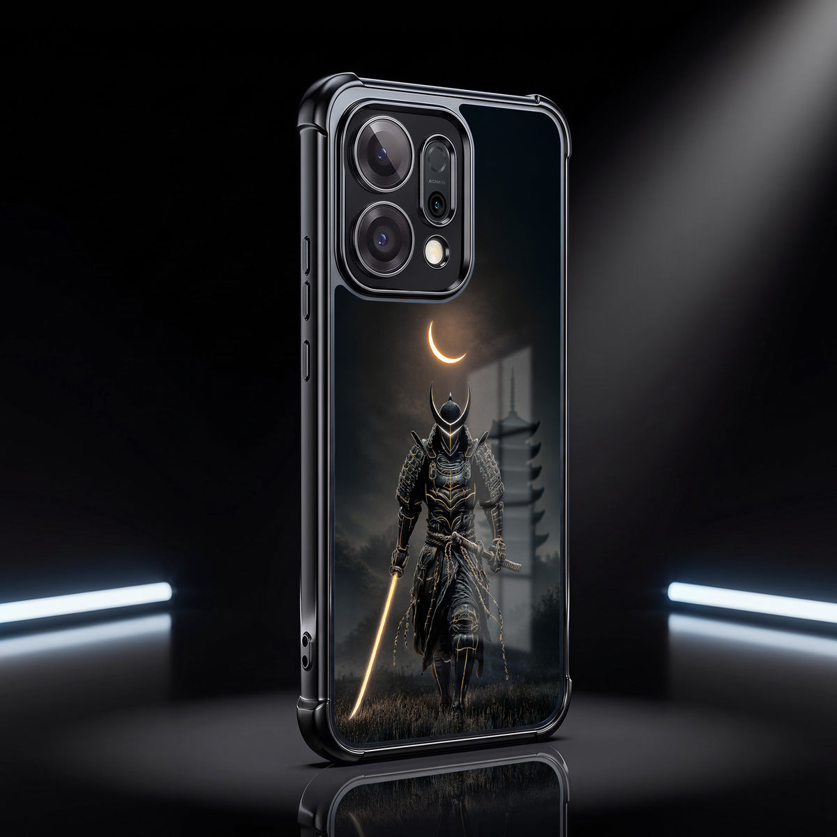 Oppo Reno 14 5G Samurai Warrior Airbags Printed Back Case