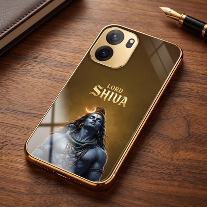 OnePlus Nord CE6 5G Lord Shiva Gold Electroplated Glass Phone Back Case