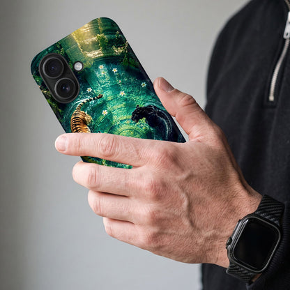 iPhone 16 5G Tiger & Panther Mystic Protective Case
