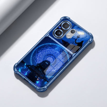 Vivo V60 5G Adiyogi Dual-Tone Transparent Airbags Case
