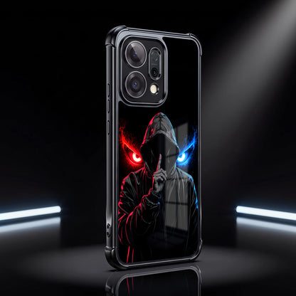 Oppo Reno 14 5G Hooded Shadow Demon Airbags Printed Back Case