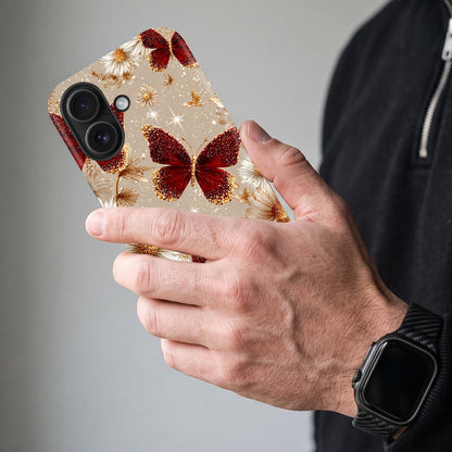 iPhone 16 5G Butterfly Floral Protective Case