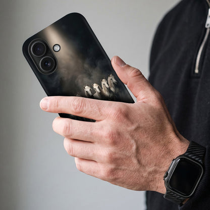 iPhone 16 5G Running Horses Protective Cases