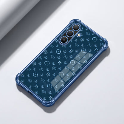 Samsung Galaxy A36 5G Luxury Monogram Blue Airbags Printed Back Case