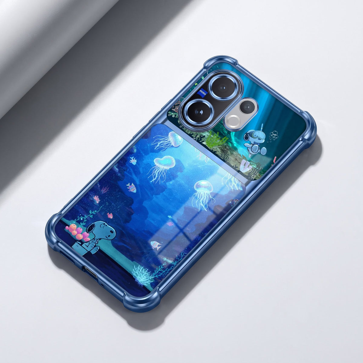 Vivo V60 5G Mystic Jellyfish Dual-Tone Transparent Airbags Case