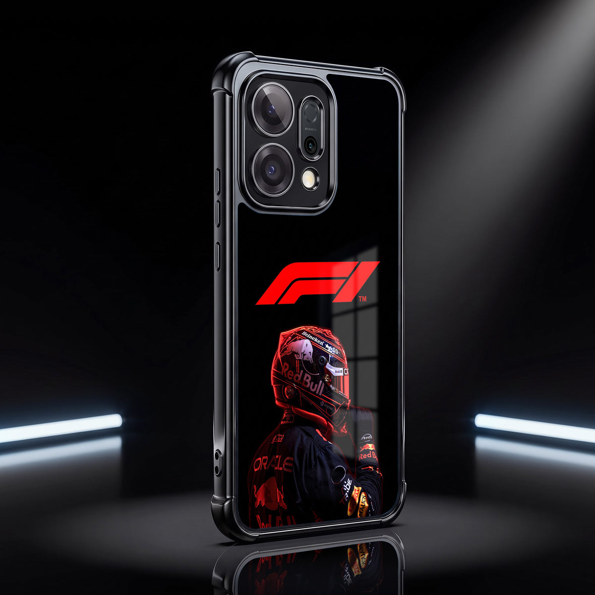 Oppo Reno 14 5G F1 Rider Airbags Printed Back Case