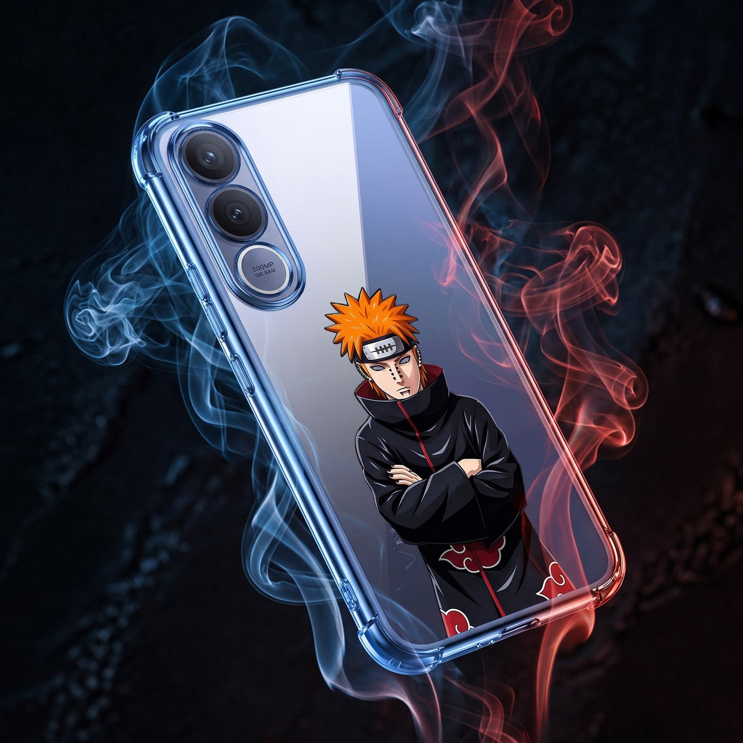 Vivo V70 FE 5G Premium 3D Spot UV Anime Sticker Shockproof Airbags Case