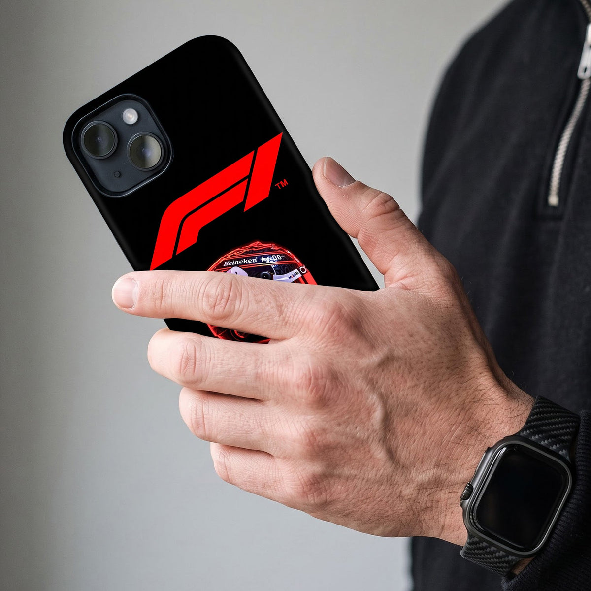 iPhone 15 5G F1 Racing Car Driver Protective Cases
