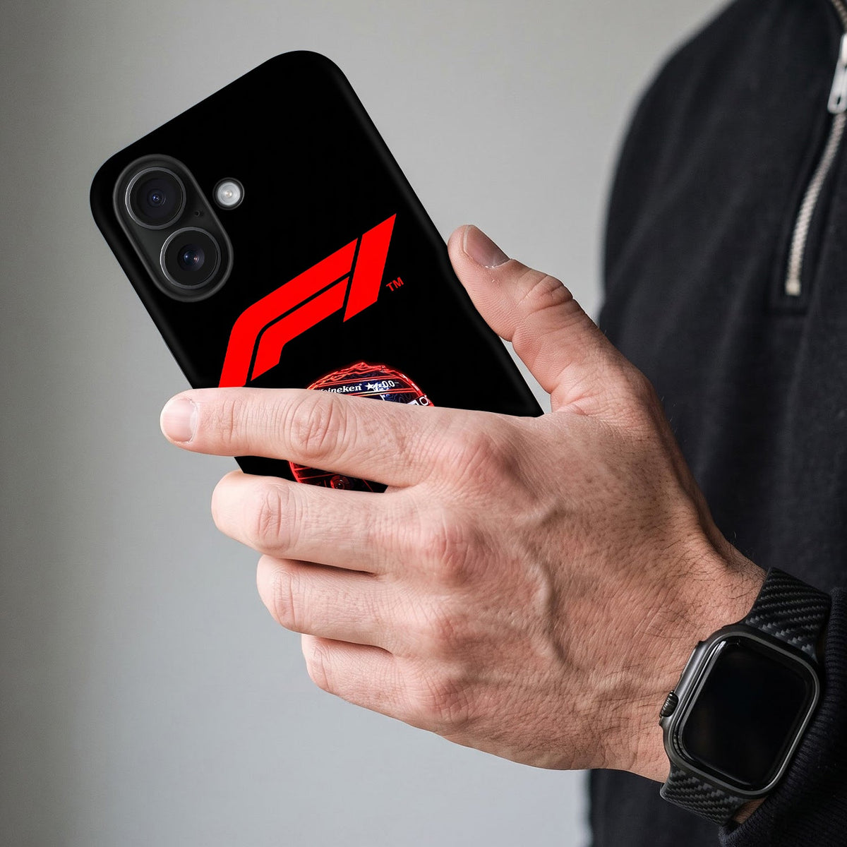 iPhone 16 5G F1 Racing Car Driver Protective Cases