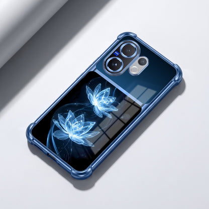 Vivo V60 5G Celestial Lotus Dual-Tone Transparent Airbags Case