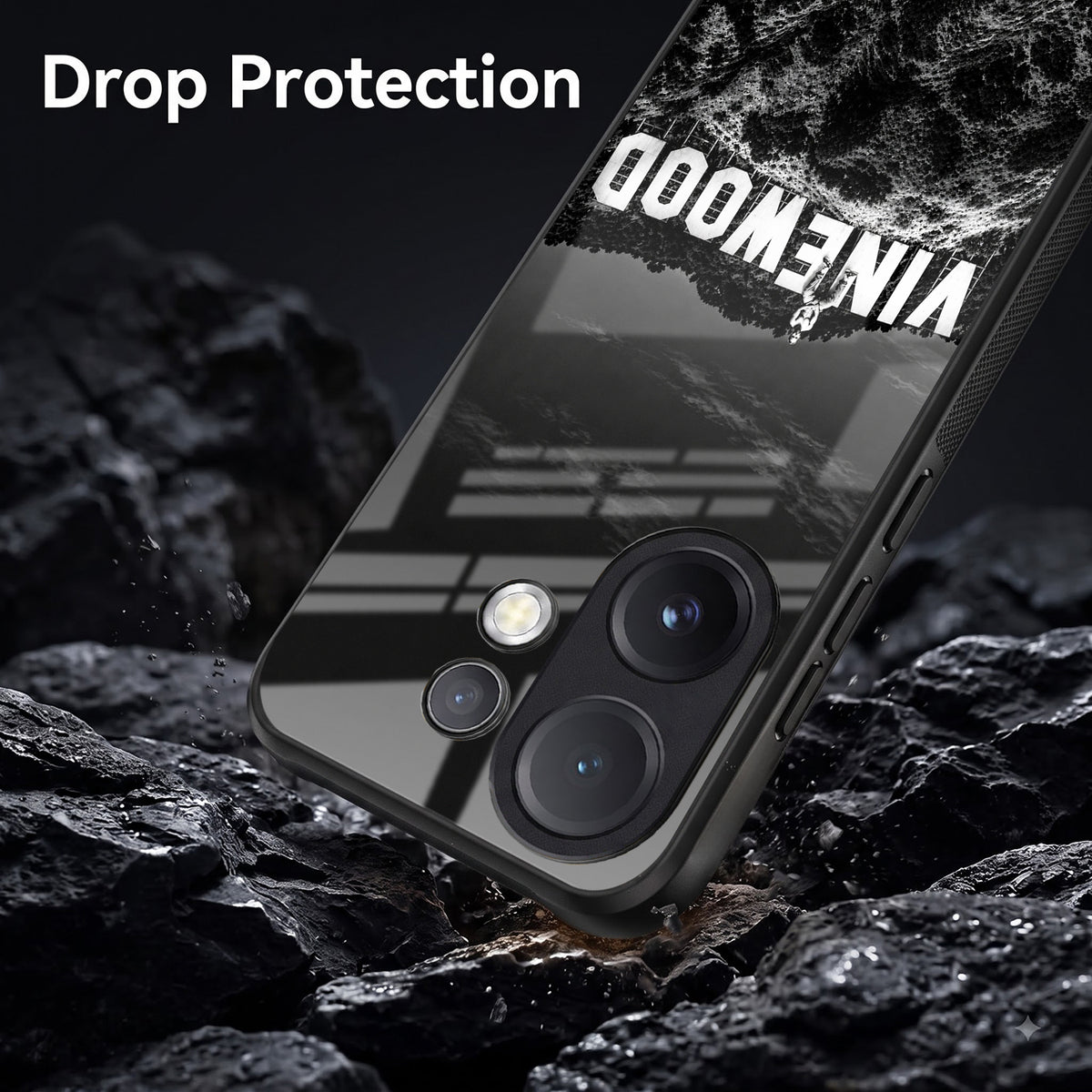 Vivo V60 5G Premium Acrylic Shockproof Glass Back Case (Vinewood)