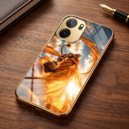 OnePlus Nord CE6 5G Divine Hanuman Gold Electroplated Glass Phone Back Case