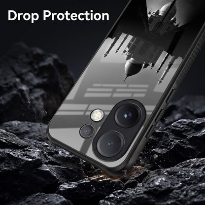 Vivo V60 5G Premium Acrylic Shockproof Glass Back Case (Taj Mahal)