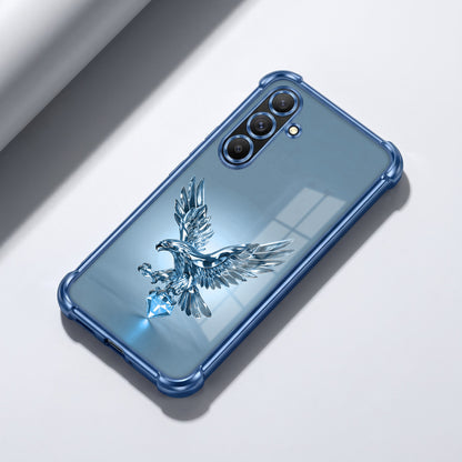 Samsung Galaxy A56 5G Blue Eagle Airbags Printed Back Case