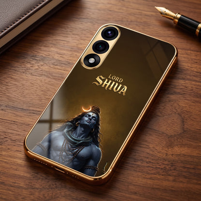 OnePlus Nord 5 5G Lord Shiva Gold Electroplated Glass Phone Back Case