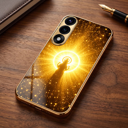 Oneplus Nord 5 5G Lakshmi Sacred Gold Electroplated Glass Phone Back Case