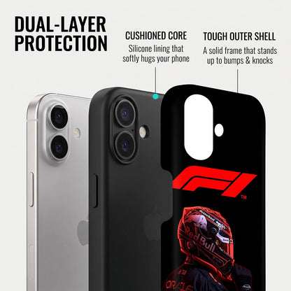 iPhone 16 5G F1 Racing Car Driver Protective Cases