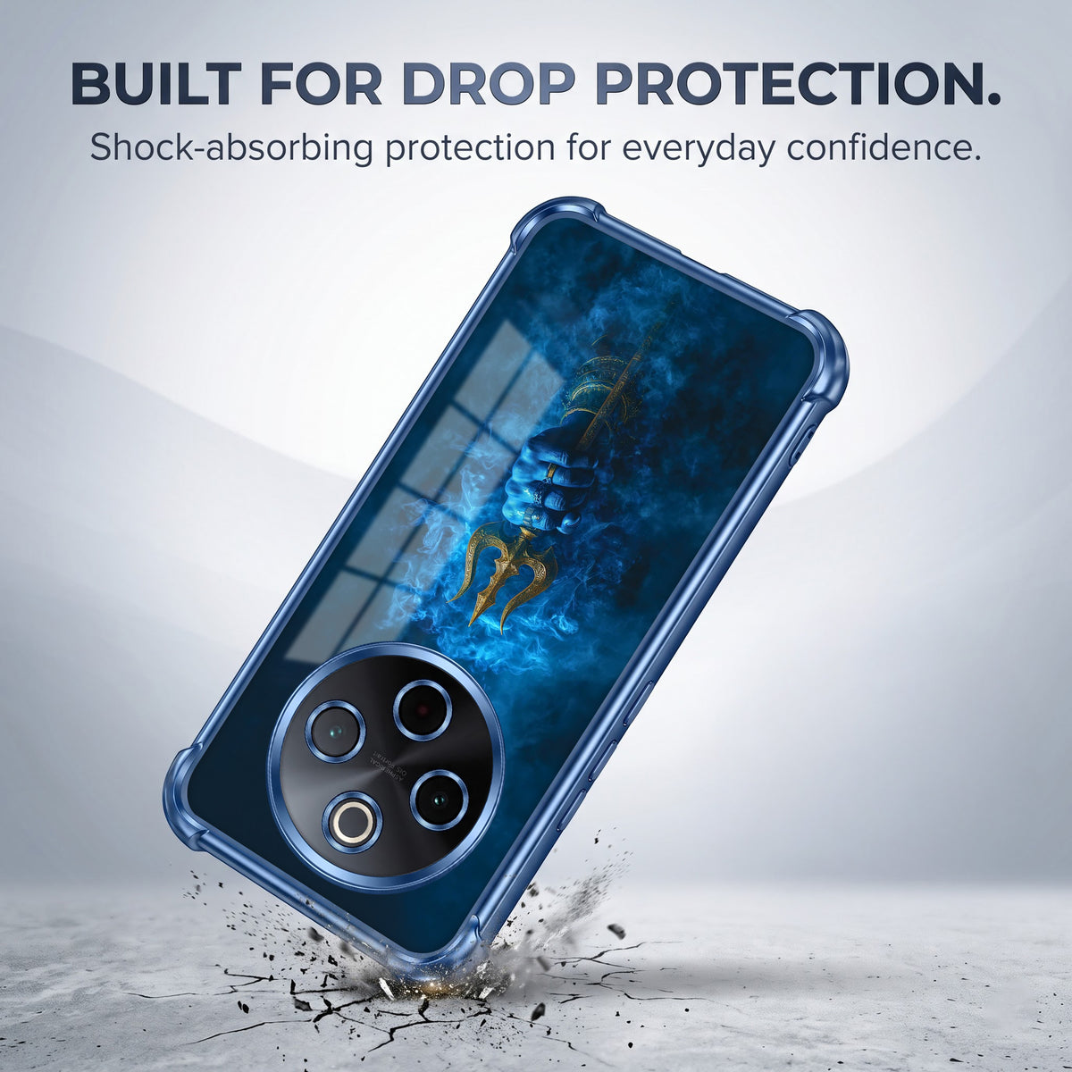 Vivo T4 5G Premium Shiv Trishul Airbags Printed Back Case