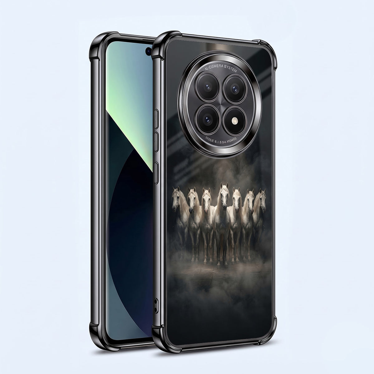Oppo F29 5G Running Horses Airbags Printed Back Case