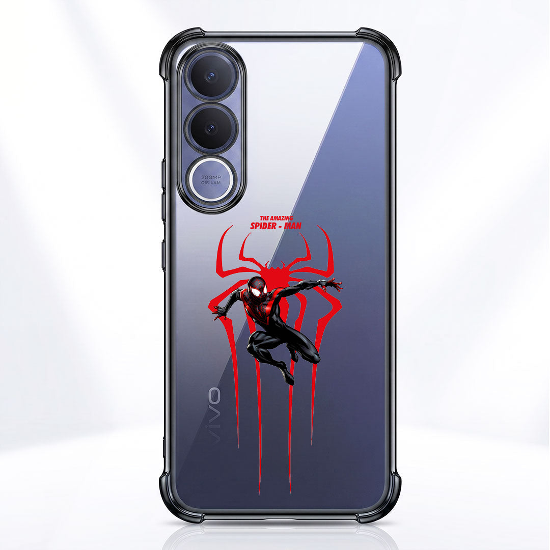 Vivo V70 FE 5G Premium 3D Spot UV Amazing Spider-Man Sticker Shockproof Airbags Case