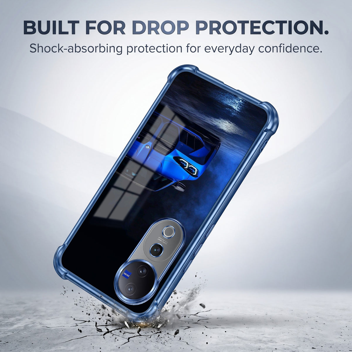 Vivo V40 Pro 5G BMW Sport Car Airbags Printed Back Case