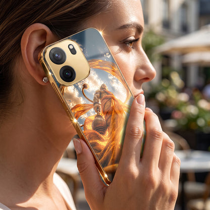 OnePlus Nord CE6 5G Divine Hanuman Gold Electroplated Glass Phone Back Case