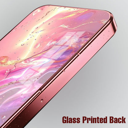 Redmi Note 15 Pro+ 5G Pearl Aurora Pink Electroplated Glass Phone Back Case