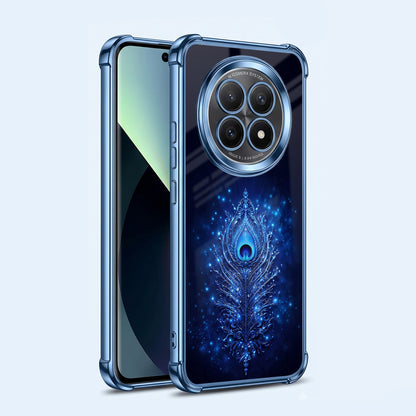 Oppo F29 5G Premium Peacock Feather Airbags Printed Back Case
