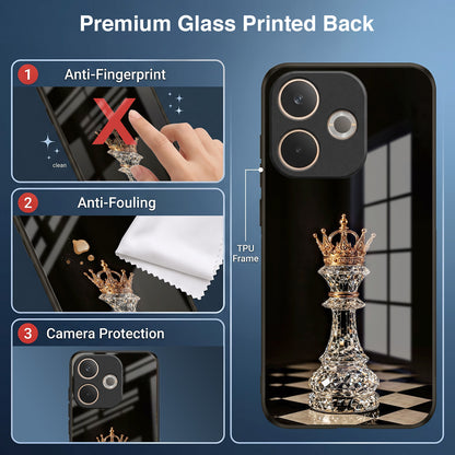 Oppo A5 Pro 5G Royal Chess King Acrylic Glass Back Case