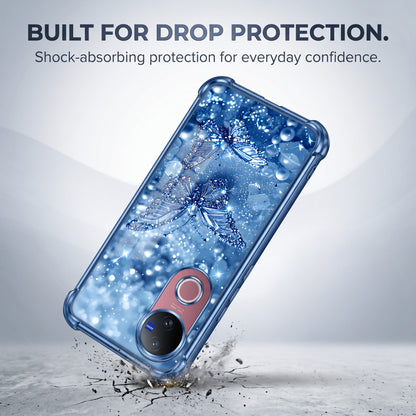 Vivo V50 5G Butterfly Airbags Printed Back Case