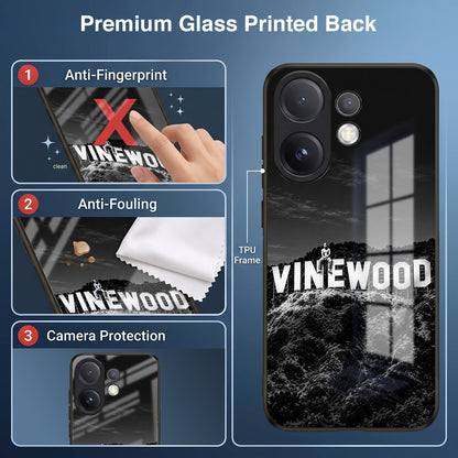 Vivo V60 5G Premium Acrylic Shockproof Glass Back Case (Vinewood)