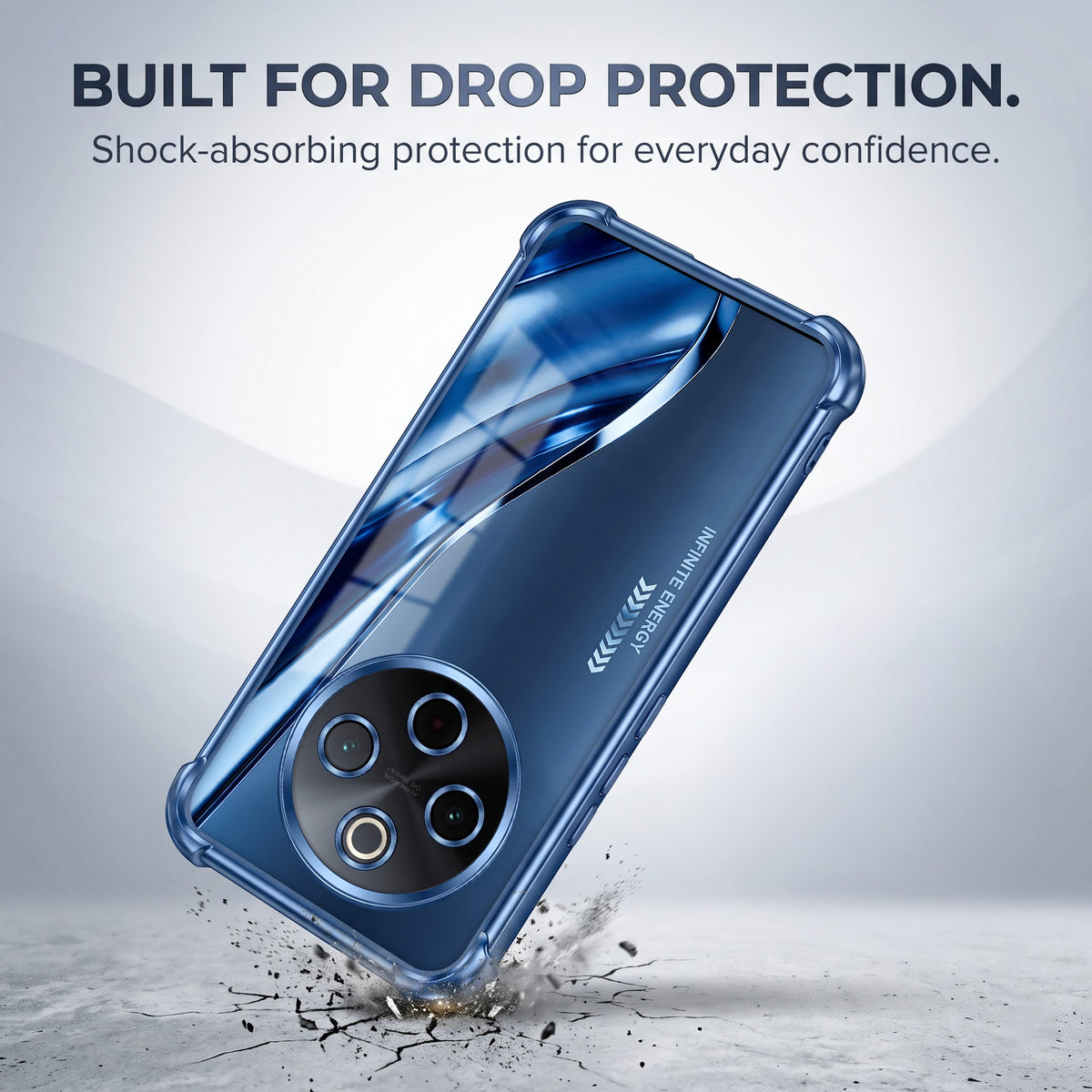 Vivo T4 5G Premium Infinity Energy Airbags Printed Back Case