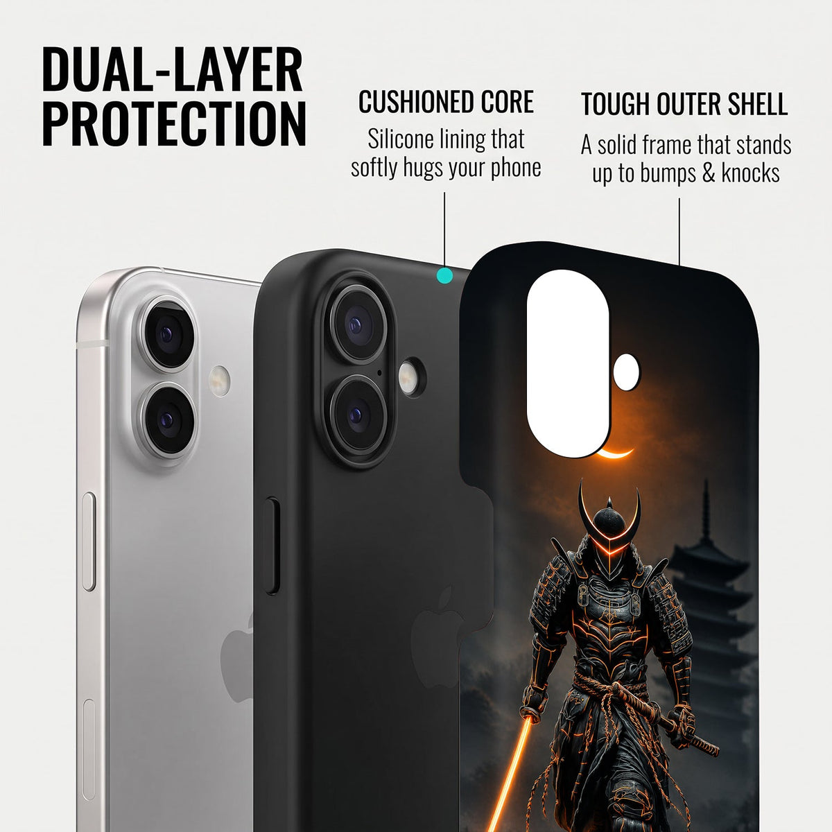 iPhone 16 5G Samurai Warrior Protective Case