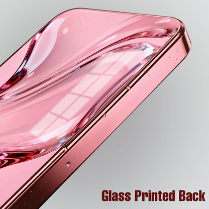 Redmi Note 15 Pro+ 5G Crystal Wave Energy Pink Electroplated Glass Phone Back Case