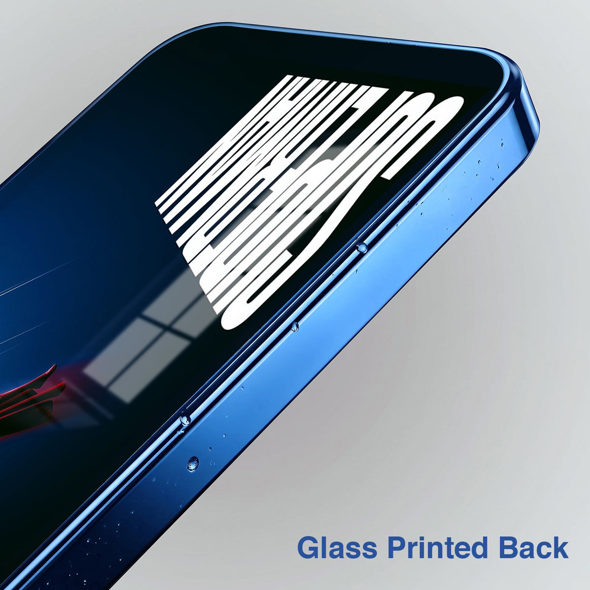 Vivo V70 FE 5G Superman Blue Electroplated Glass Phone Back Case