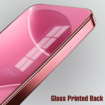 Samsung Galaxy A36 5G Luxury Glossy Wave Pink Electroplated Glass Phone Back Case