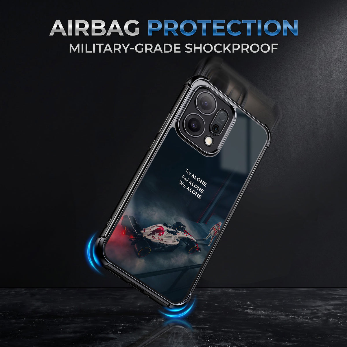 Oppo Reno 14 5G F1 Alone Airbags Printed Back Case