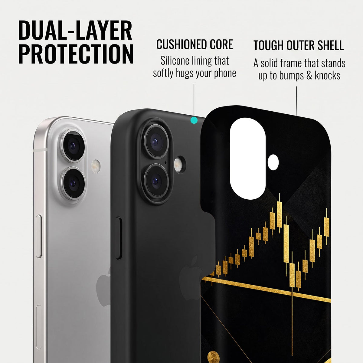iPhone 16 5G Trading Candles Protective Case