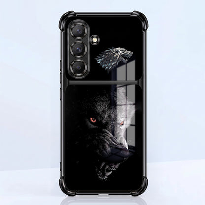 Samsung Galaxy A36 5G Alpha Wolf Dual-Tone Transparent Airbags Case