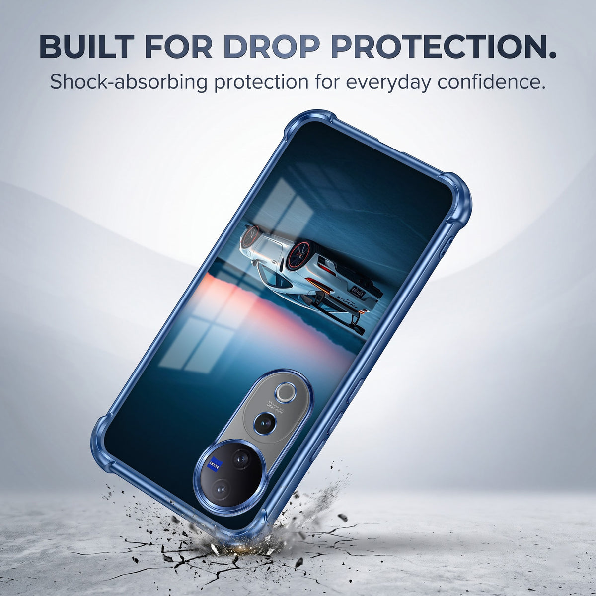 Vivo V40 Pro 5G Porsche  Airbags Printed Back Case